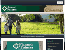 Tablet Screenshot of planned-futures.com